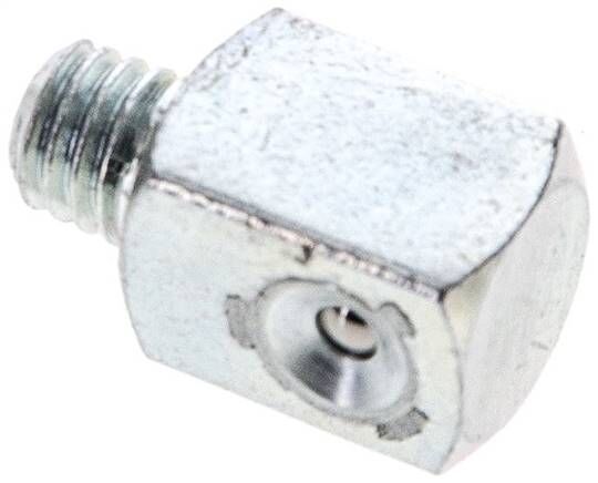 Ingrassatore a imbuto 90°, M 6 (conico), acciaio zincato