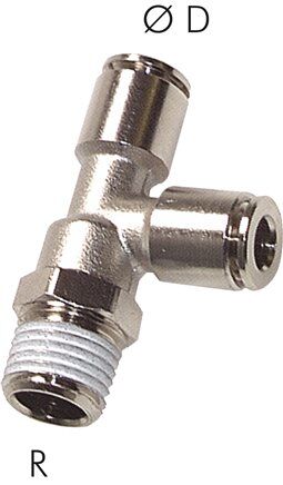 Connettore LE push-in R 3/8"-12mm, serie C