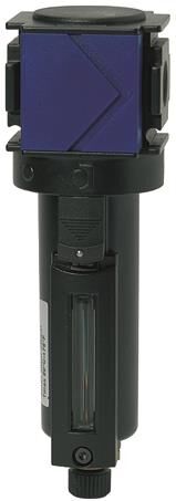 Micro-filtre -variobloc- / G 3/4 / 1100 l/min /avec récipient métallique et tube de visualisation / 0,01 µm 125323