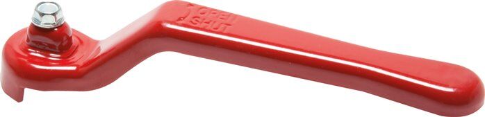 Maniglia combinata rossa, misura 1, standard (acciaio zincato e laccato)