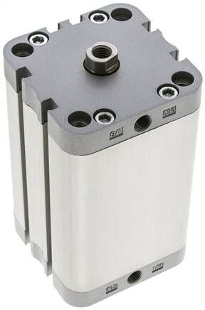ISO 21287-Zylinder, doppeltw., Kolben 63mm, Hub 80mm, Kolbenstange mit IG