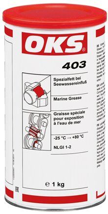 OKS 403 - Grasso speciale per uso in acqua di mare, lattina da 1 kg