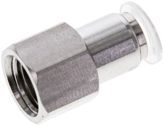 Connettore a pressione con filettatura femmina G 1/4"-8mm, IQS-PP