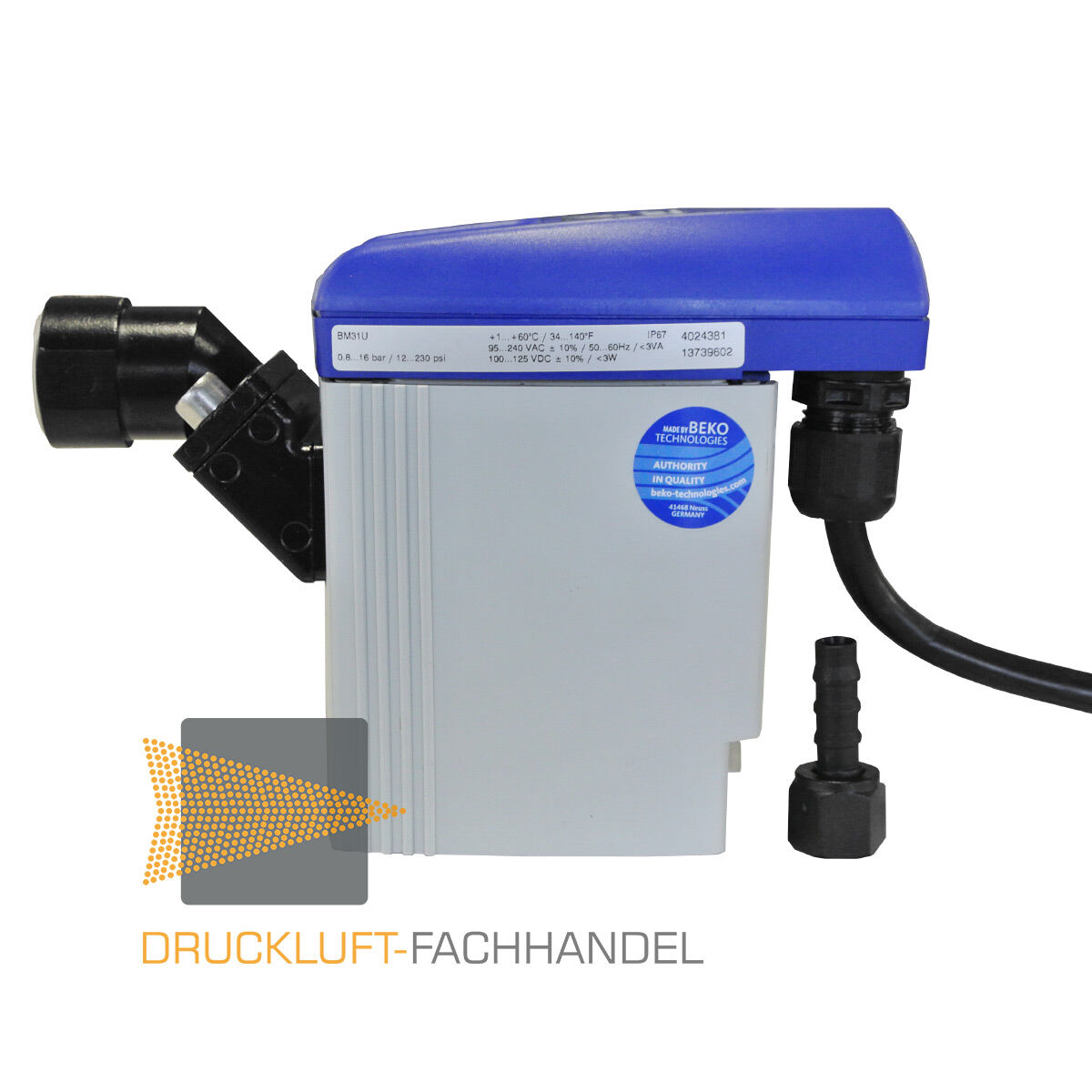 Scaricatore di condensa BEKO BEKOMAT 31 U fino a 2,5 m³/min di capacità del compressore con cavo di collegamento 4033054
