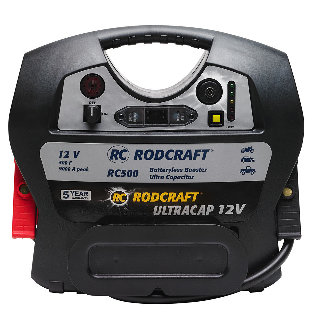 Rodcraft Ultracapacitor Booster RC500 - Avvio di emergenza