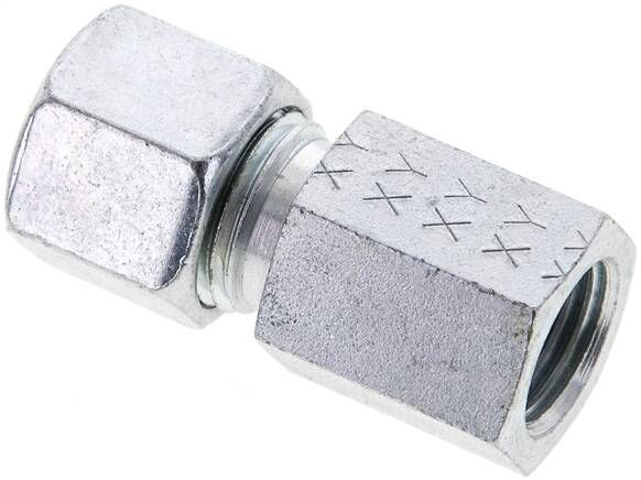 Serratura ad anello avvitabile M 14x1,5-10 L (M16x1,5), acciaio zincato