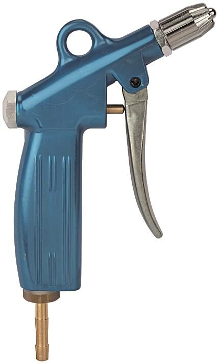Pistola di soffiaggio Alu - linea di soffiaggio - anodizzata blu / beccuccio silenziatore LW 9 115708