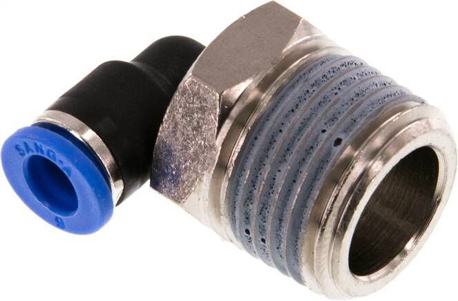 Connettore push-in angolare R 1/2"-6mm, standard IQS