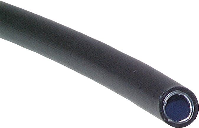 DEKABON-Rohr 6 x 4 mm, schwarz, 25 mtr. Rolle