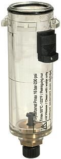 Polycarbonatbehälter -variobloc- Filter VA Ablassventil / für G 1/2, G 3/4 und G 100665