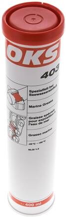 OKS 403 - Grasso speciale per applicazioni in acqua di mare, cartuccia da 400 ml