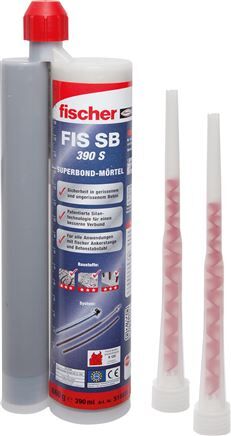 Malta Superbond, 390 ml, calcestruzzo fessurato, Fischer