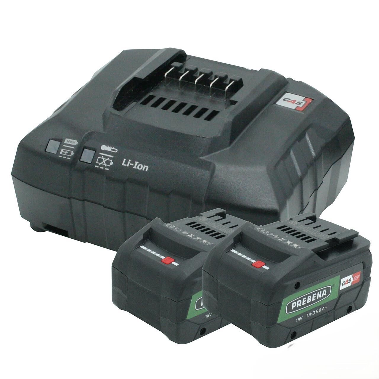 AKKU-SET-5,5-LiHD 2x Hochleistungsakkus 5,5 Ah inklusive Ladestation