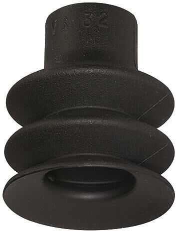Balgsauggreifer (rund) / 2,5 Falten Durchmesser: 25 mm / Material: Perbunan 108520