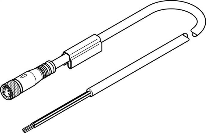 FESTO NEBU-M8G4-K-2.5-LE4 (541342) Verbindungsleitung