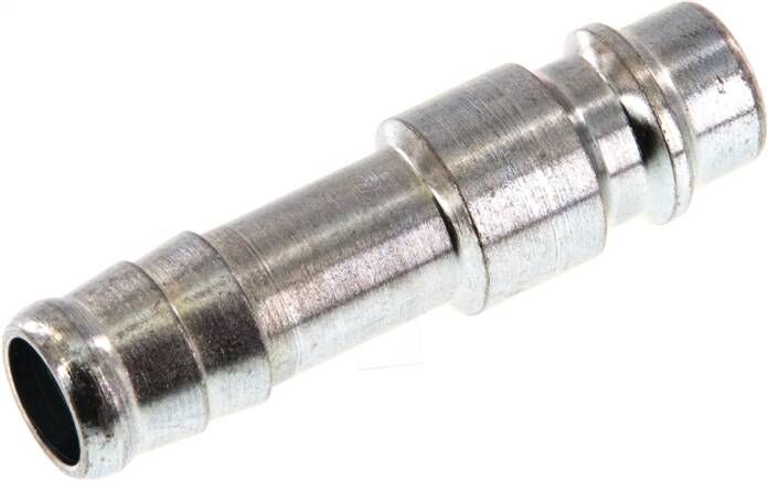 Kupplungsstecker (NW7,2) 9 (3/8")mm Schlauch, Stahl gehärtet & verzinkt
