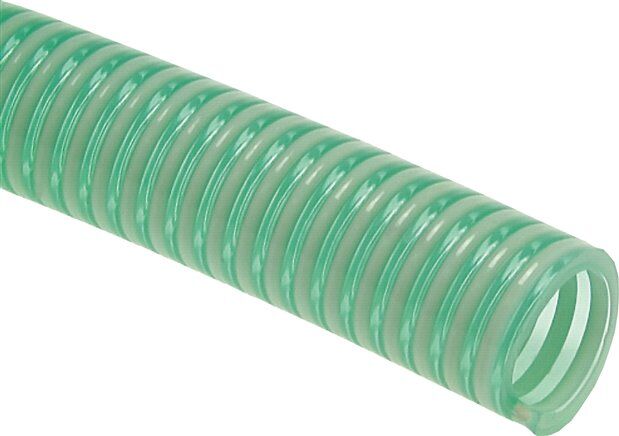 PVC-Saug-Druck-Schlauch mit Hart-PVC-Spirale 80x5,1mm