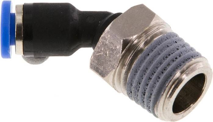 connettore push-in a 45° R 1/4"-4mm, standard IQS