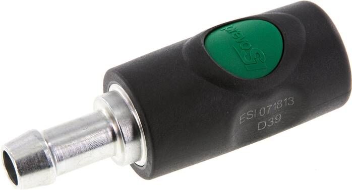 Raccord de sécurité à bouton-poussoir (NW7,2), 13 (1/2")mm slot, plastique
