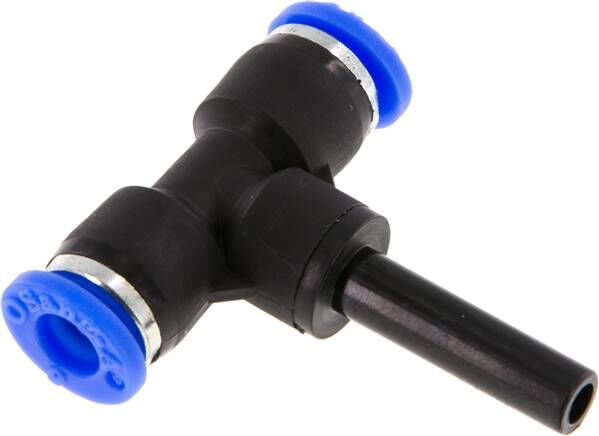 Connettore a T a pressione 6mm maschio/tubo, standard IQS