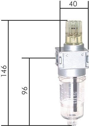 Lubrificatore MULTIFIX a micro-nebbia, G 1/4", serie 0