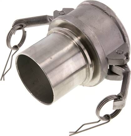 Attacco camlock DIN/EN (C/CC) 75 (3")mm di tubo flessibile, acciaio inox (1.4408)