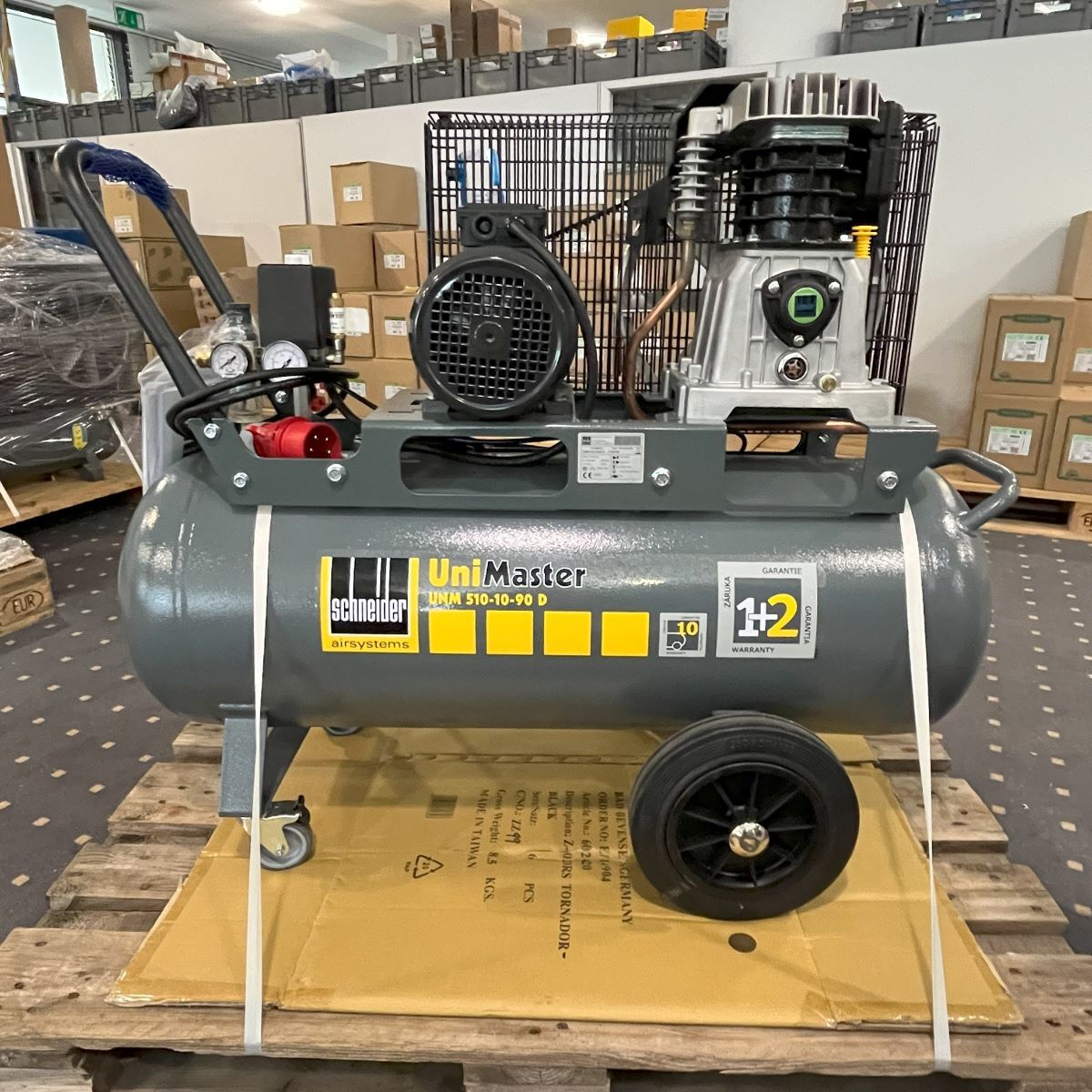B-WARE Schneider-Kompressor UNM 510-10-90 D Neues Modell 2024 4116028359