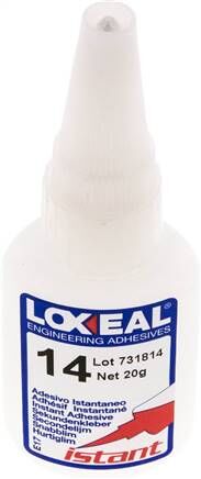 LOXEAL Supercolla, 20 g, Alta resistenza - polimerizzazione lenta