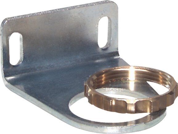 Staffa di montaggio MULTIFIX con anello senza dado da pannello (M 30 x 1,5)