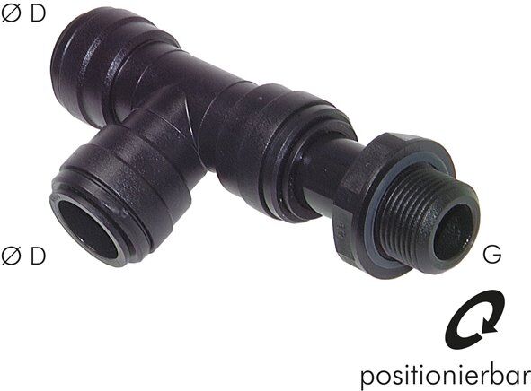 Connettore LE push-in G 3/8"-15mm, IQS-Big