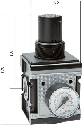Regolatore di pressione MULTIFIX, G 1" 0,5 - 16bar, BG 4