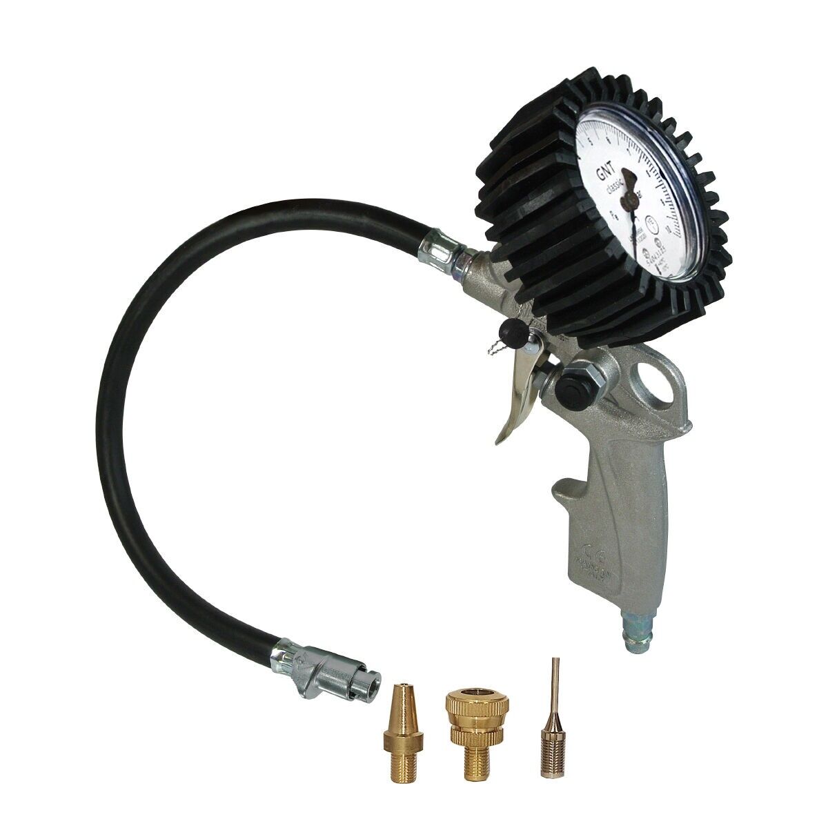 AKTION Set DF-Reifenfüller mit Gentilin Quik-Lok und 3er Adapter + Metabo Blaspistole BP 200 + Metabo Druckluftschlauch 