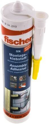 Adesivo di montaggio FISCHER MK, bianco, cartuccia da 310 ml