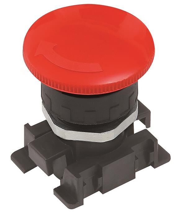 Bouton coup de poing rouge avec bouton d'urgence RPT-NR 106457