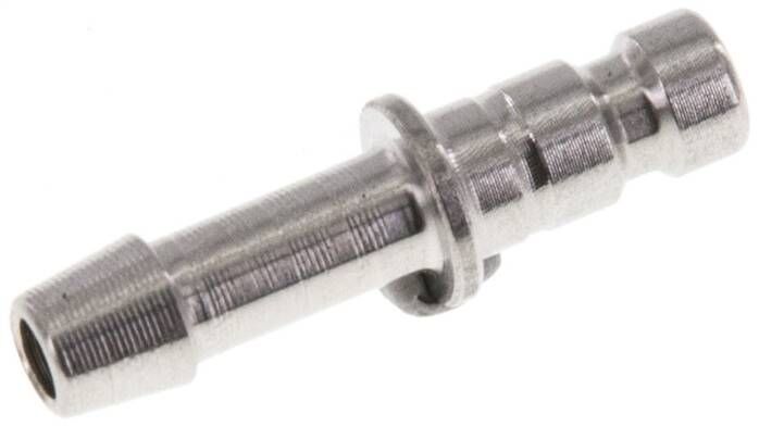 Kupplungsstecker (NW2,7) 4mm Schlauch, 1.4404