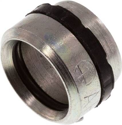 Anello di taglio in acciaio zincato con guarnizione in elastomero 10 L (M16x1,5)/10 S (M18x1,5)