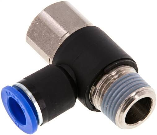 Connettore push-in angolare, I/A R 1/2"-12mm, standard IQS