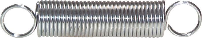 Assortimento di molle di trazione, 77 pezzi, Ø 5 - 19 mm
