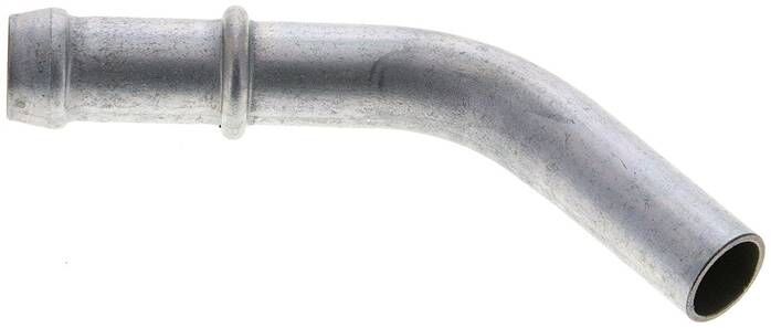 45°-Schlauchnippel Rohr 12, Schl. 11 - 12mm, Stahl verzinkt