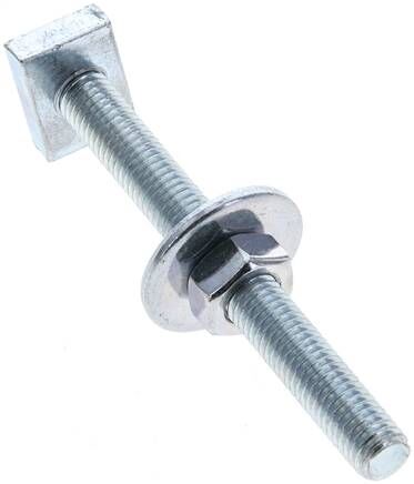 Vite con testa a martello HS M 8x80, acciaio zincato (22 x 14 x 5)