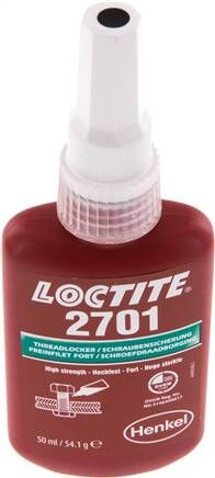 Frenafiletti anaerobico, Loctite, 50 ml, alta resistenza, 2701/50