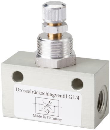 Valvola di non ritorno a farfalla, G 3/8", standard