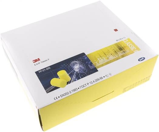 Tappi per le orecchie EAR Classic II, 250 paia (scatola di distribuzione (confezione da 5))