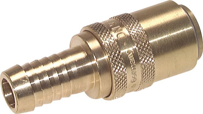 Attacco rapido per il controllo della temperatura (angolo 45°), raccordo da 13 mm, tubo da 13 (1/2")mm, senza valvola con dispositivo di sicurezza di rilascio