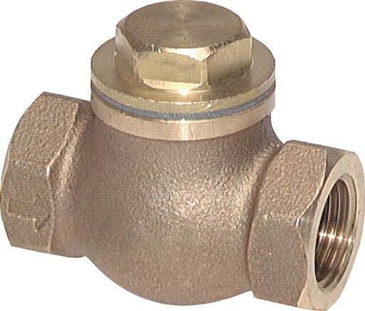 Clapet anti-retour (lourd), G 1-1/2", PN 20, bronze rouge