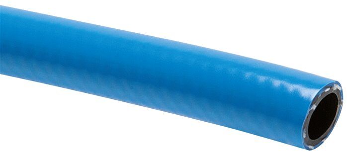 PVC-Gewebeschlauch Ø 19 mm innen blau Meterware