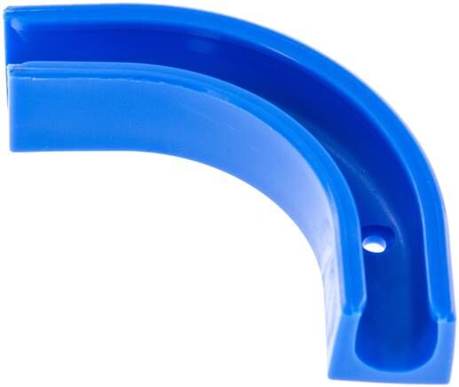 supporto per tubo a 90°, blu per tubo da 11,6 mm