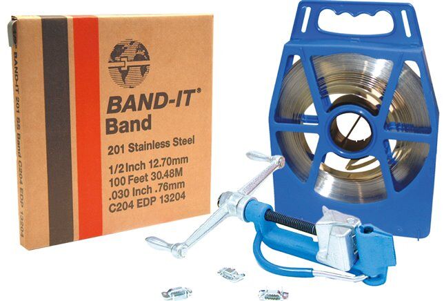 Band-It-201, 12,7 (1/2") mm, ruban (conteneur plastique de 30,5 m)