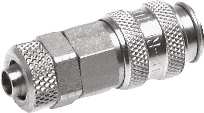 Attacco rapido (NW2,7) 4,3x3mm tubo flessibile, 1.4404