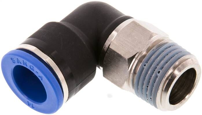 Connettore push-in angolare R 1/2"-14mm, standard IQS
